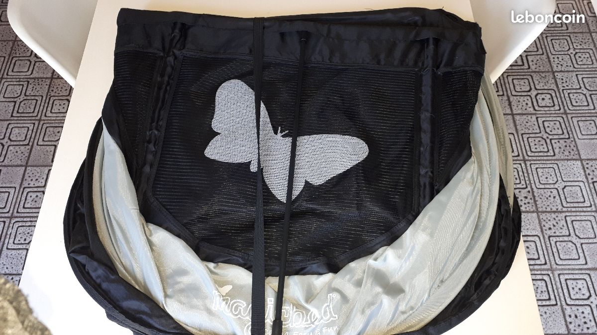 Lit parapluie bébé nomade pop up magic bed noir (image 5)