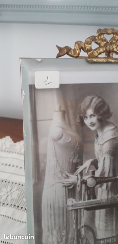 2 Broches Porte-photo Début 1900 - Vintage, Occasion, Parfaites Pour Collection
