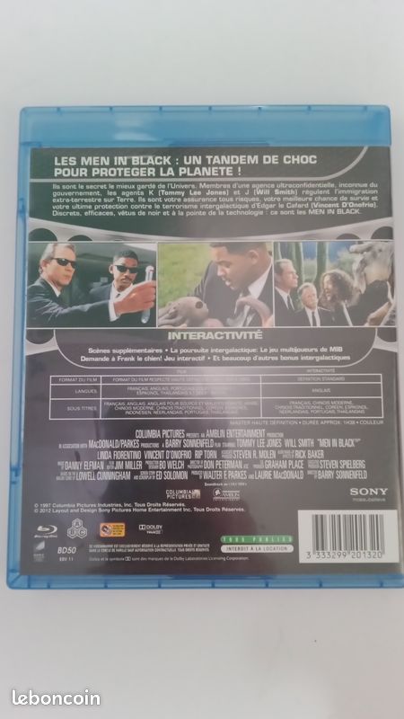 Bluray men in black 1,2 et 3 (image 2)