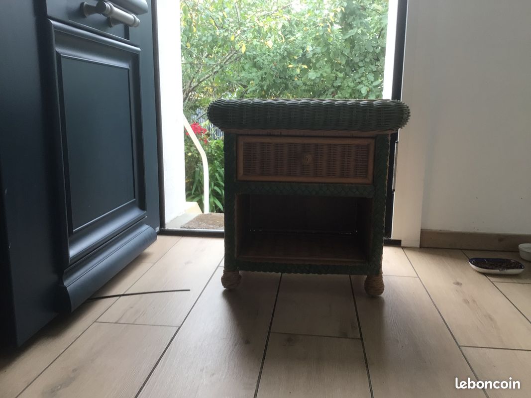 Tables de chevet en rotin (image 3)