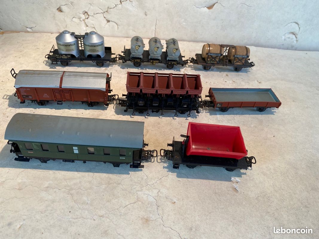 Lot de wagons Märklin H0 (Gebraucht) in Sierre für CHF 28 - mit Lot de wagons Märklin H0 (Gebraucht) in Sierre für CHF 28 - mit