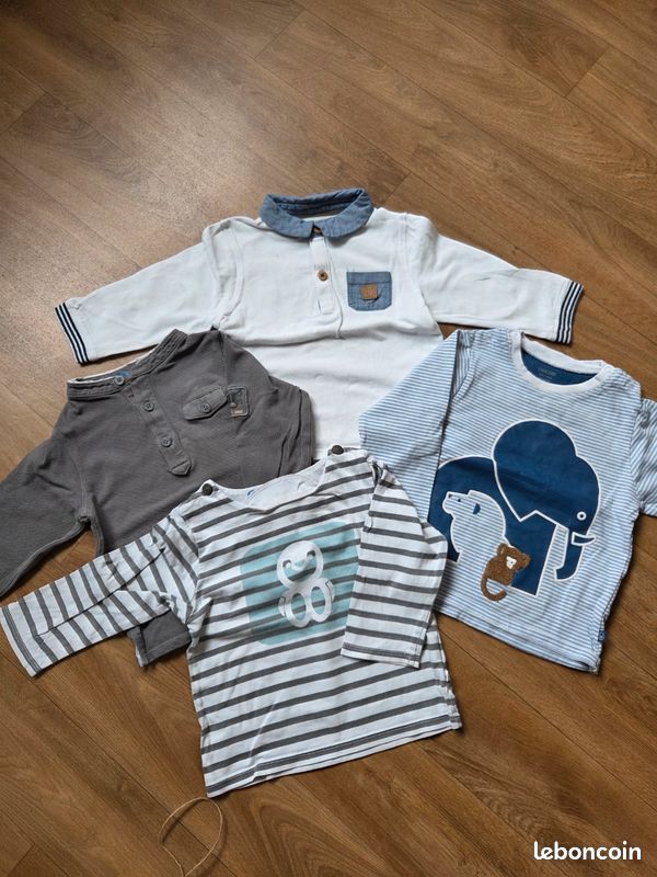 Lot 4 tee shirt obaibi (image 1)