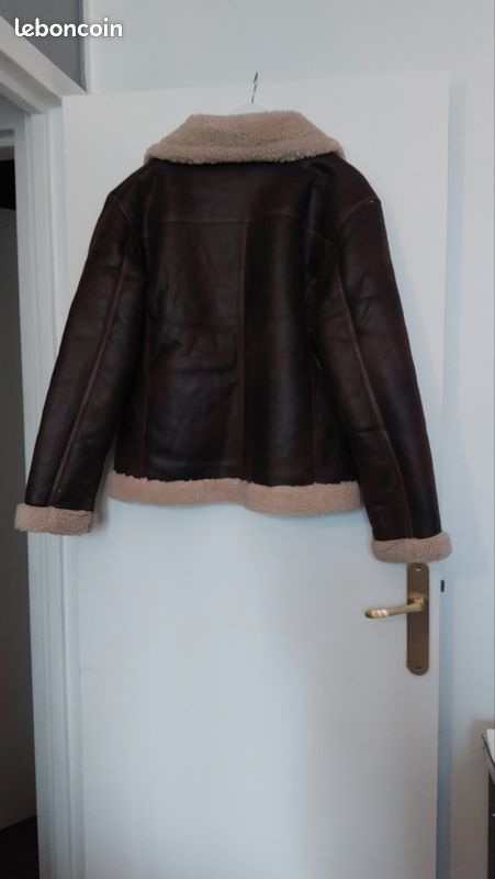 Veste marron fourrée XL (image 3)
