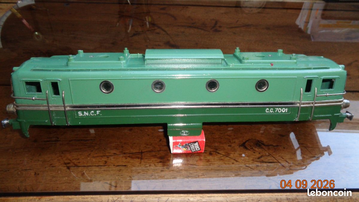 Locomotive JEP échelle 0 CC 7001 SÉRIE 60 Télé-inversion 6077L - Avec Boîte