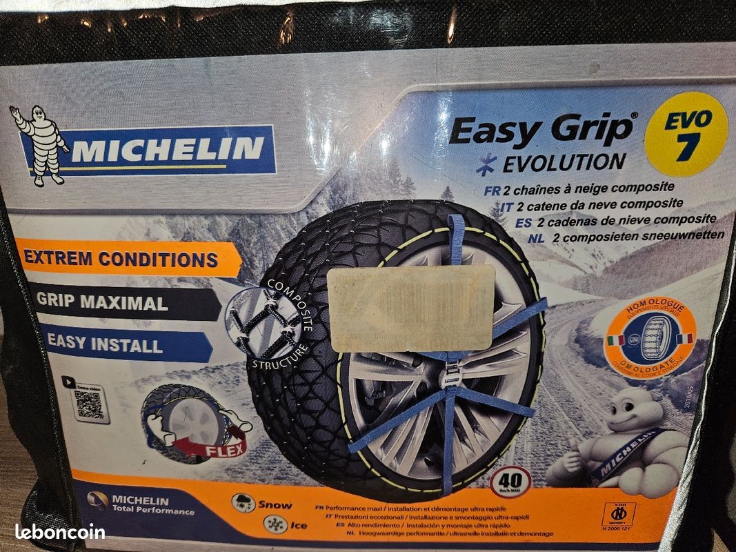 Michelin Easy Grip Evo 7 NEUVES - Équipement auto