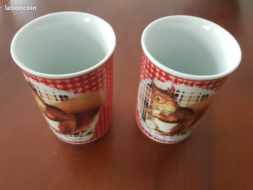 Lot 2 mugs Orval Les petites enquêtes de l’écureuil Croque Noisette (image 6)