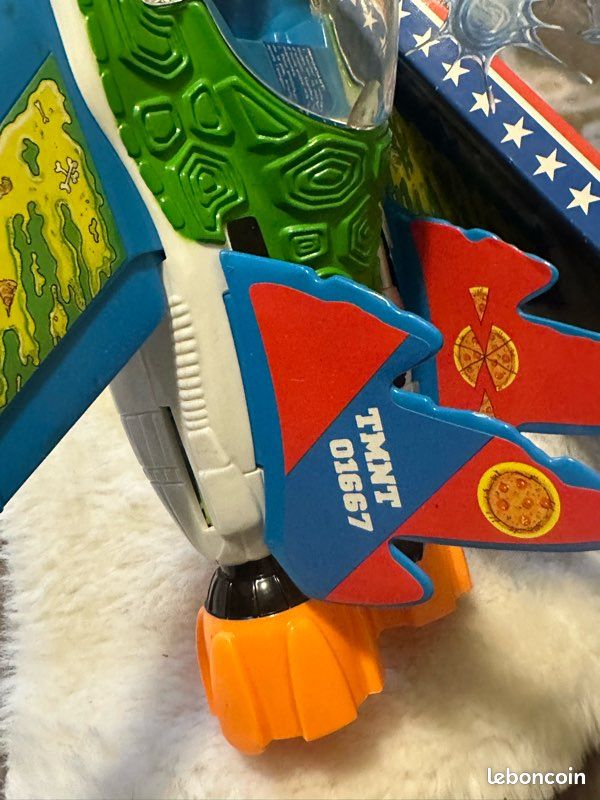Vintage Teenage Mutant Ninja Turtles tortues ninja Bubble Bomber Airplane 1992 - CR (image 7)