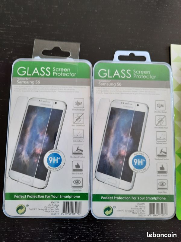 Coque et protection écran en verre Samsung Galaxy S6 (image 2)