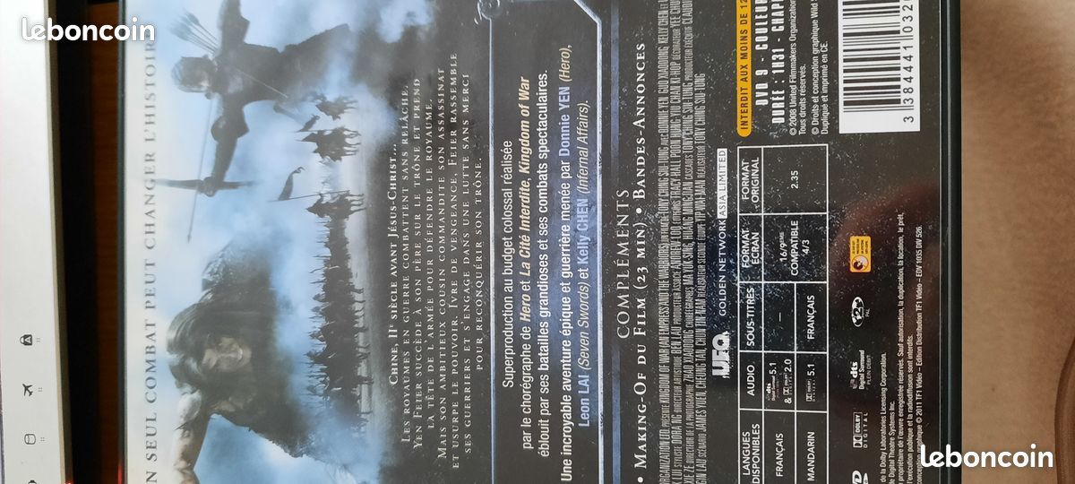 Dvd kingdom of war état neuf (image 4)