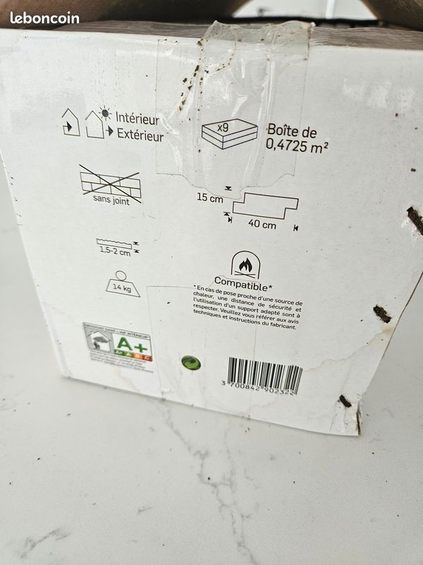 Plaquettes de parement pierre naturelle grise Cottage int/ext (image 7)