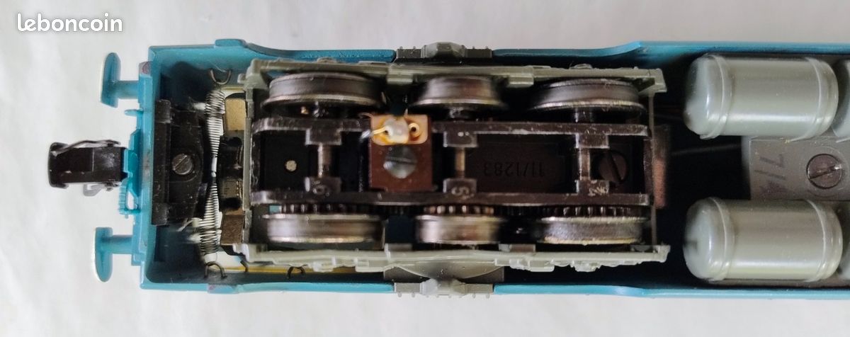 TRAIN HO FLEISCHMANN : LOCOMOTIVE DIESEL BB 68001 SNCF Livré OCCASION boite 1386 EUR 64,00