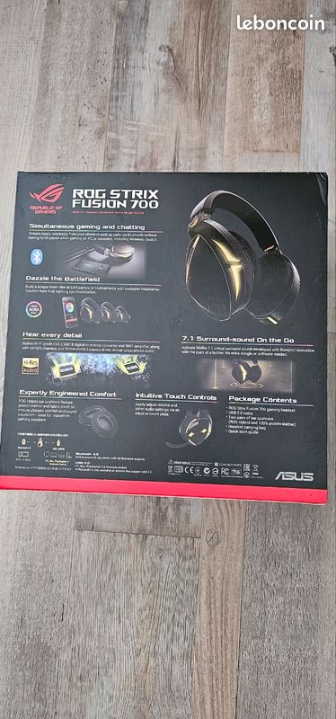 Casque game Rog Fusion 700 (image 5)