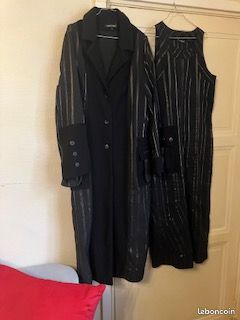 Manteau Robe Longue Sportswear Ensemble Manteau Long Blouson Et