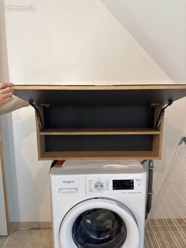 Meuble salle de bain miroir intégré (image 2)