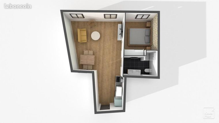 Appartement 2 pièces 40 m²