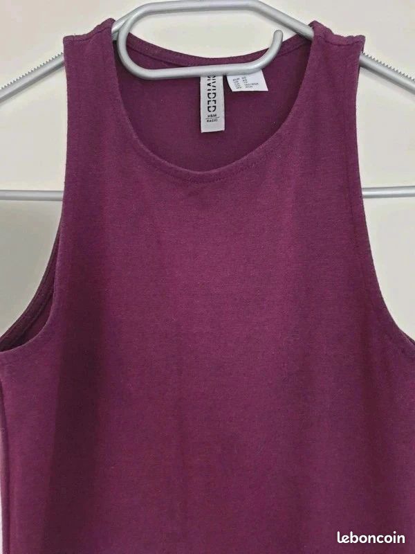 Robe En Laine H&M - Taille XS 34 - Couleur Grise - Occasion Très Bon état