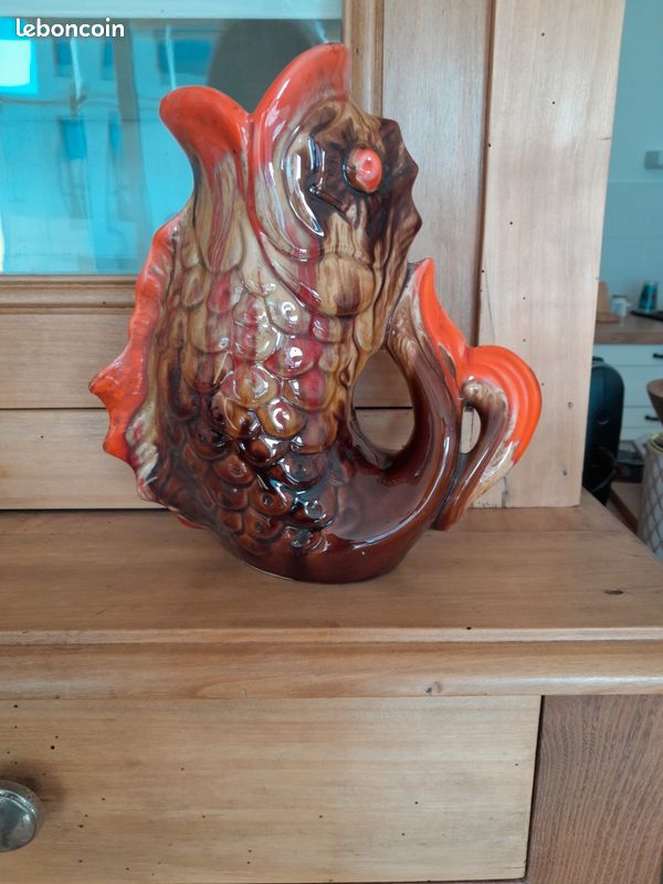 Vase Décoratif En Forme De Poisson Koi Coloré – Gift Company, Modèle Mamsell, Multicolore