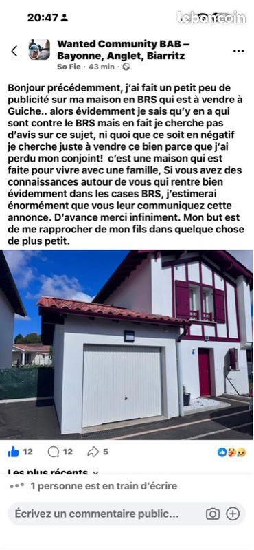 Maison 4 pièces 89 m² · à Guiche · 89 m² · 249 000 €