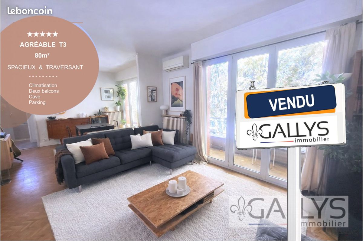 Appartement 3 pièces 80 m² · à Toulouse · 80 m² · 320 000 €