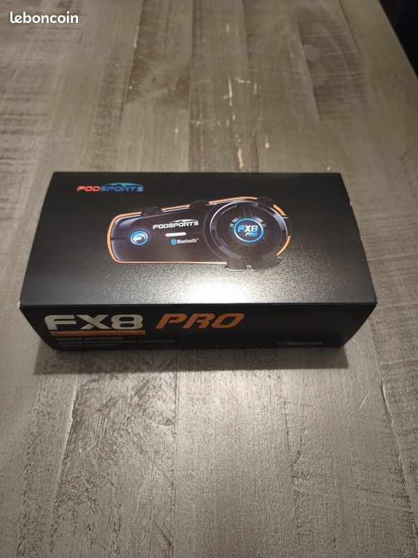 Intercom moto Fodsports FX8 Pro — Bluetooth, boîte complète (image 4)