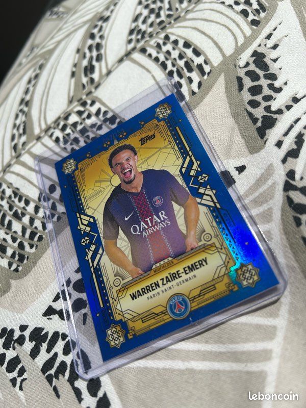 Warren Zaïre-Emery Topps PSG 2025/26 numérotée 97/150 (image 2)