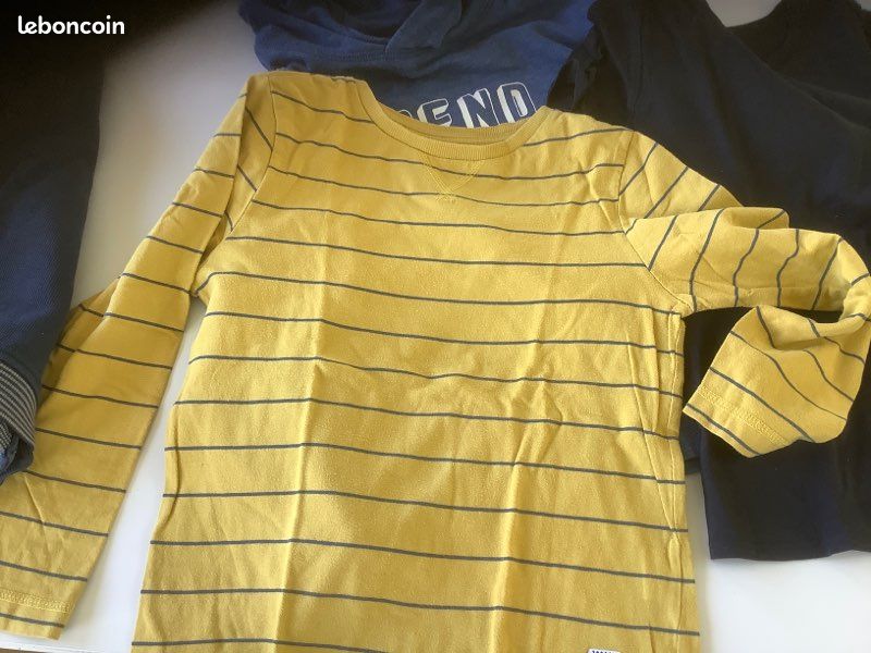 TEE shirt manches courtes, longues Sweat et gilet pression (image 3)