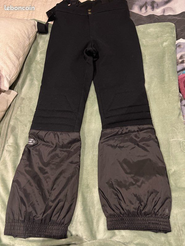 Pantalon ski avec bretelles taille 36 noir (image 3)
