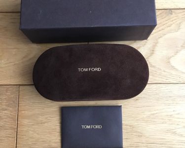 Étui à Lunettes TOM FORD - Style Ovale Pour Femme - Marron - Neuf Sans étiquette