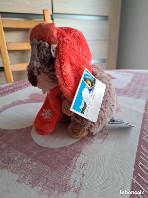 Peluche marmotte la plagne neuve avec étiquette (image 5)