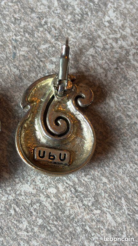 Ensemble Bijoux Ubu - Broche Et Boucles D'oreilles Assorties, D'occasion