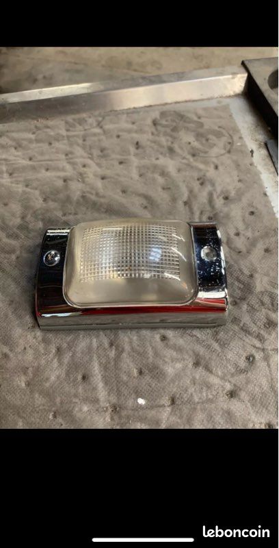 Citroen Ds Pallas Jeu de 2 Plafonniers Inox (image 1)