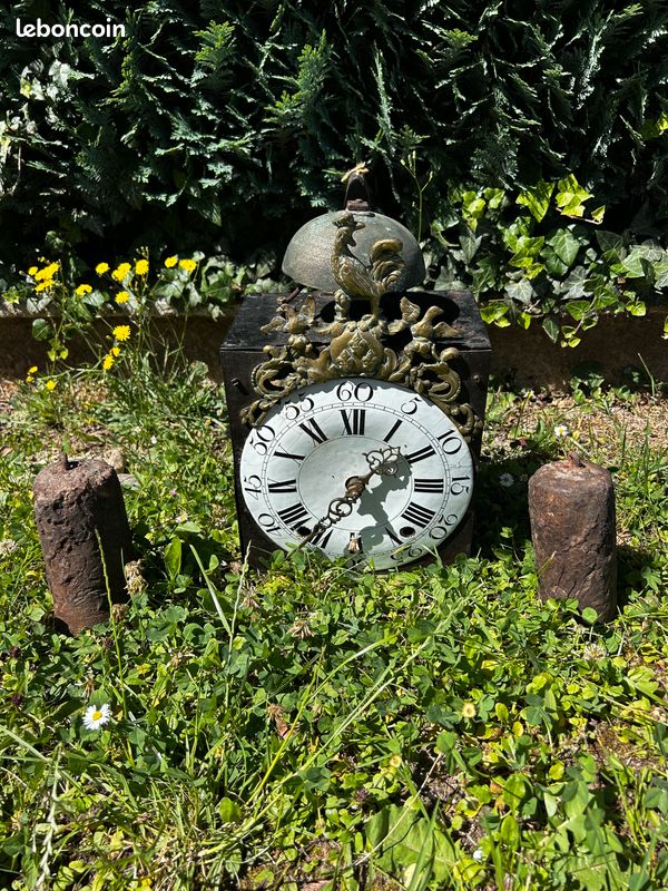 Horloge murale comtoise ancienne mécanique (image 1)