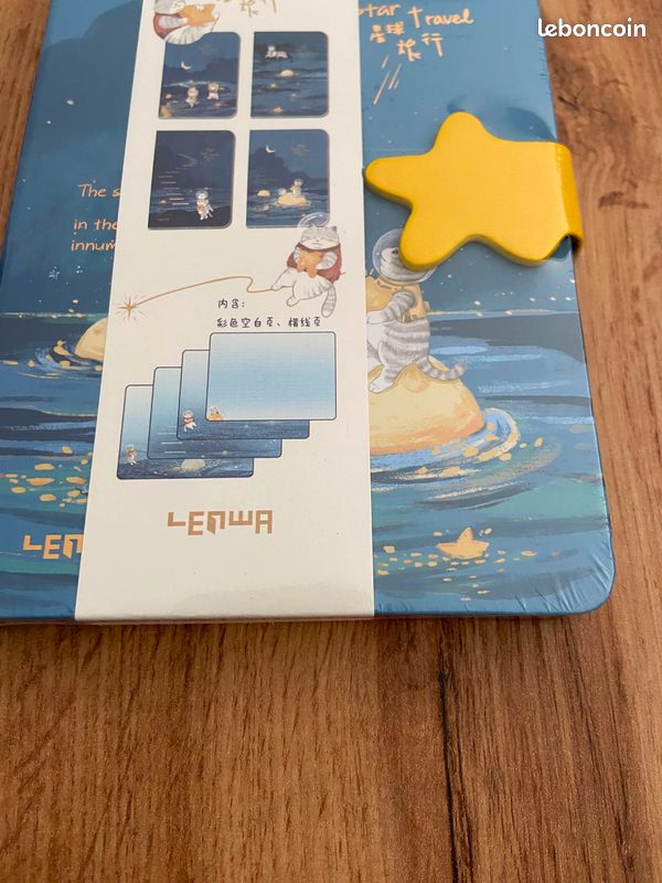 Carnet Lenwa Chat Astronaute Espace Star Travel (image 4)