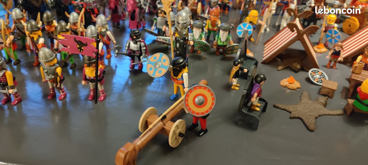 Lots Playmobil viking personnage accessoires (image 13)