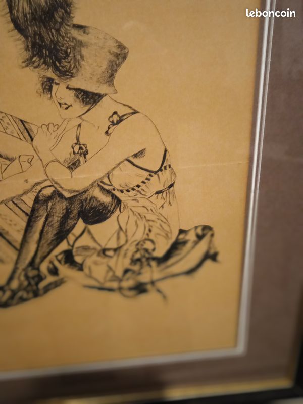 Elegante Lithographie Art Deco (image 4)