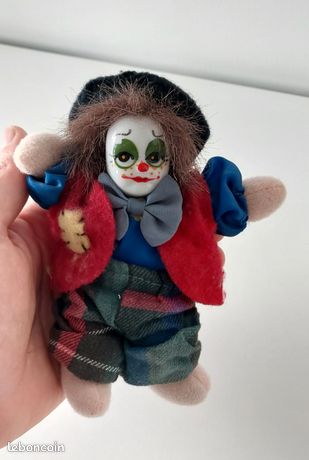 Clown Vintage En Celluloïd – Personnage Cirque Rétro, Jouet Collection