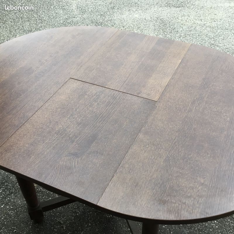 Table ronde avec rallonge (image 3)