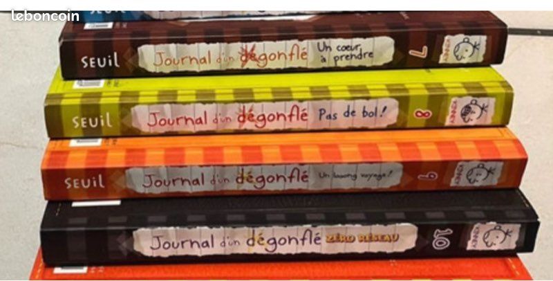 Lot des livres journal des gonflés tome 7–10 (image 1)