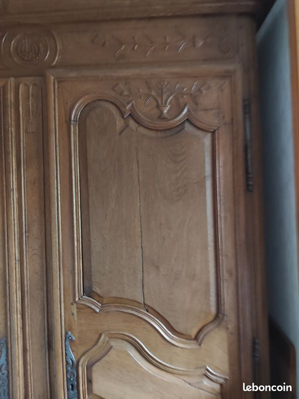 Armoire ancienne bois massif (image 8)