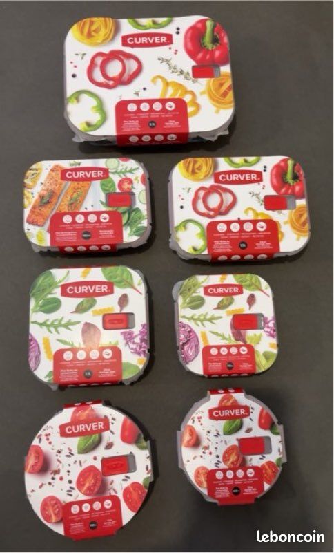 Lot De 7 Boîtes De Conservation Tupperware Neuves - Divers Modèles