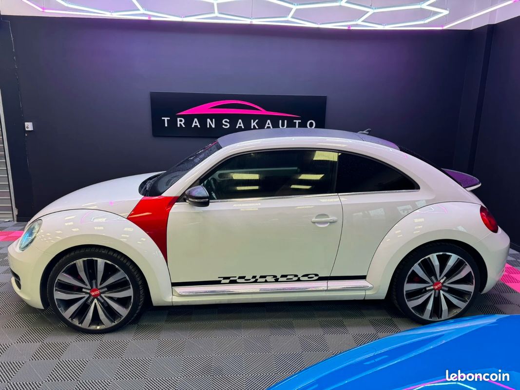 VOLKSWAGEN COCCINELLE 2.0 TSI 200 White Turbo DSG6 - Jantes 20" - Historique d'entretien - Moteur à chaine - (image 2)