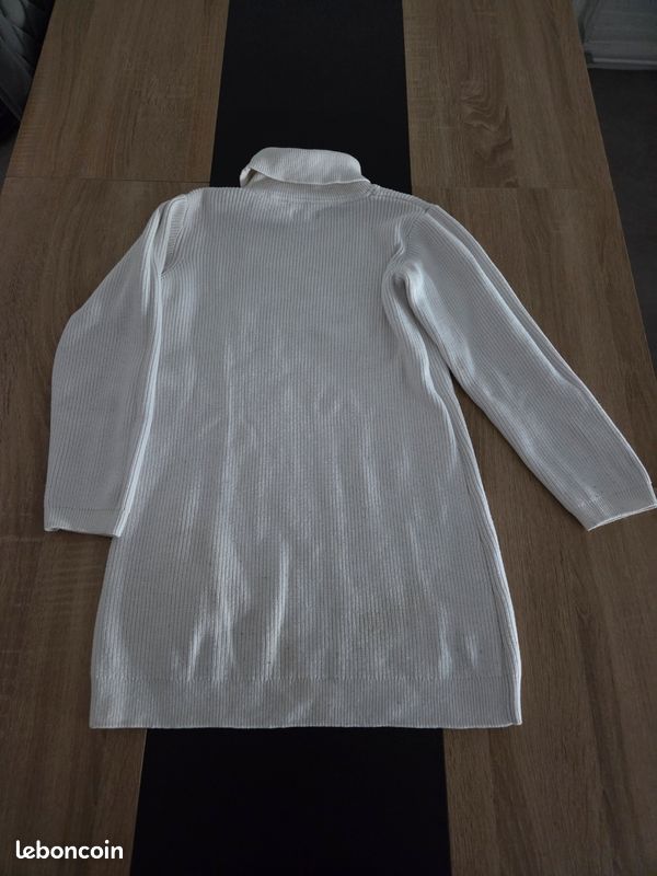 ✨ Lot 2 pièces / Ensemble Chipie fille 8 ans (128 cm) — Pull col roulé + T-shirt manches longues (image 8)
