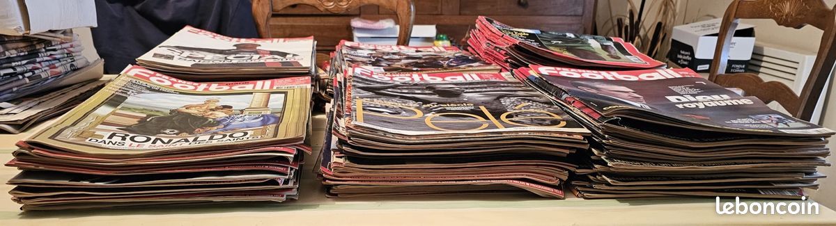 Lot De 12 Magazines De Football Vintage – Années 90, USA, Originaux