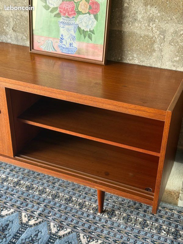 Enfilade scandinave vintage en teck, fabrication Allemande, 1960 (image 5)