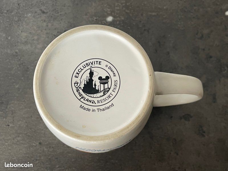 DisneyLand Paris Mug Mickey Collection ABC lettre G (image 5)