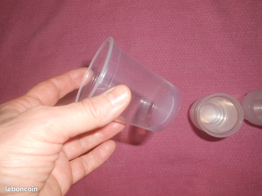 Lot de 15 gobelets de yaourt vide nettoyés (image 4)