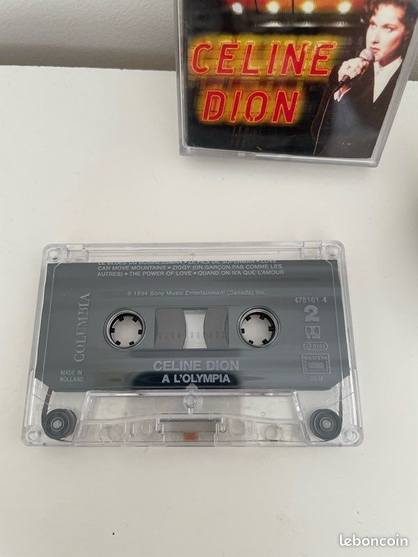 Cassette audio Céline Dion à l’Olympia (image 4)
