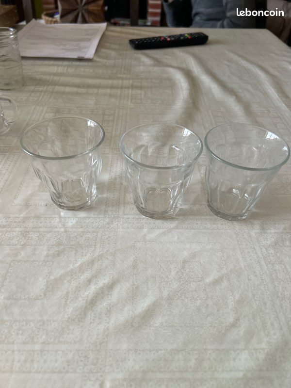 Verres à Eau Duralex France - Lot De Verres Transparents Occasion