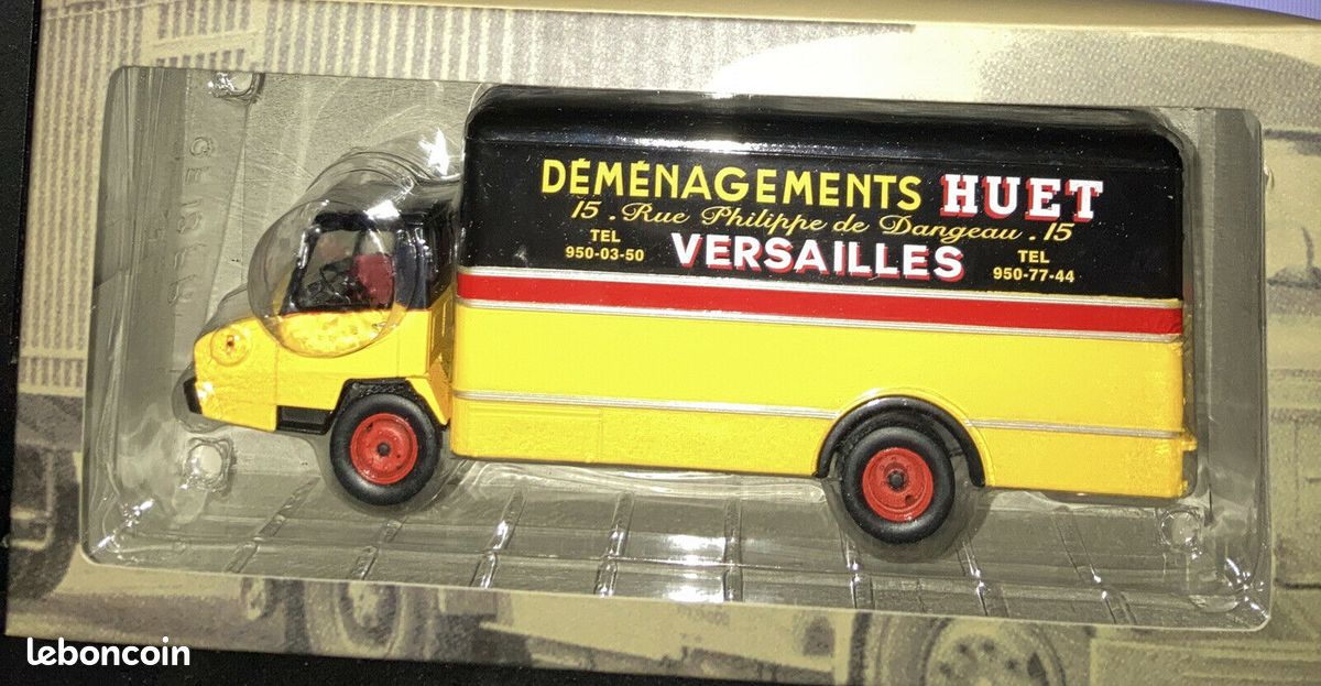 Miniature IXO 1/43 - Berliet Remorque Ollivier - Collection Voitures Françaises D'Autrefois