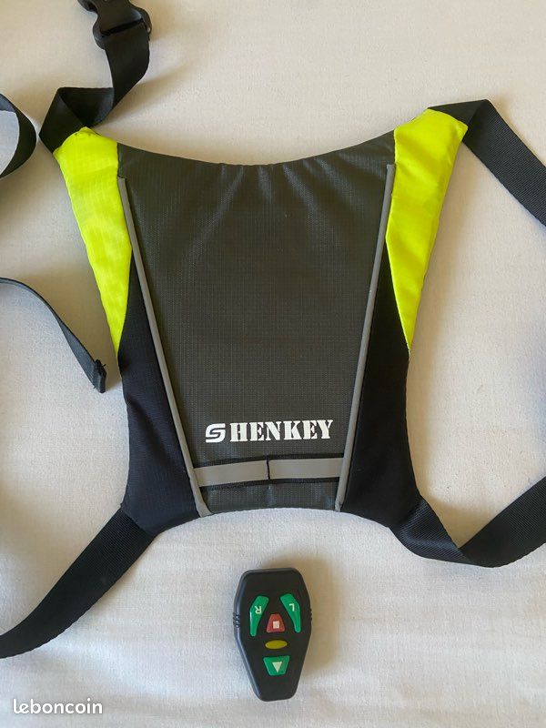 Gilet De Cyclisme Réfléchissant Avec LED Clignotantes Et Télécommande - Indicateurs De Direction - Rechargeable USB - Taille Unique
